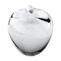 Crystal Apple Paperweight